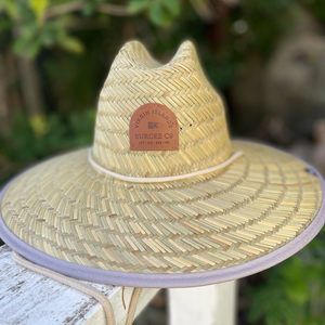 Burgee Co. Adult Lifeguard Hat - Beige Island Map